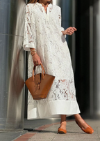 Isadora™︎ - Abito estivo in pizzo di cotone