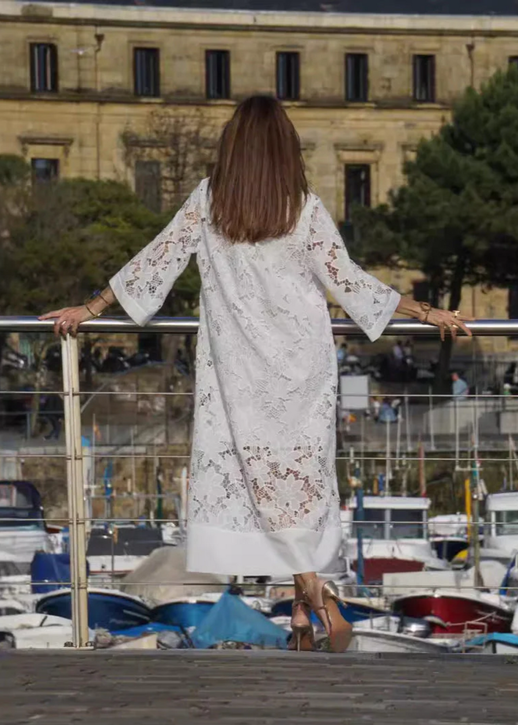 Isadora™︎ - Abito estivo in pizzo di cotone