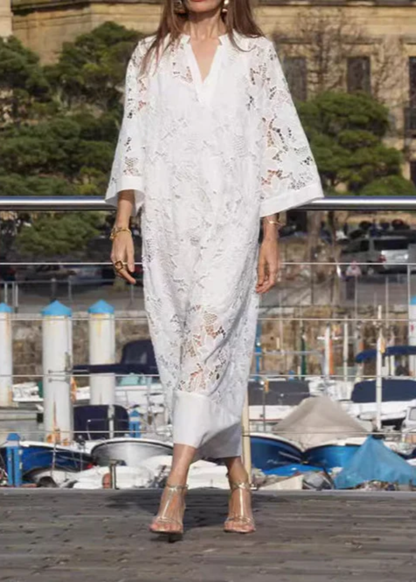 Isadora™︎ - Abito estivo in pizzo di cotone