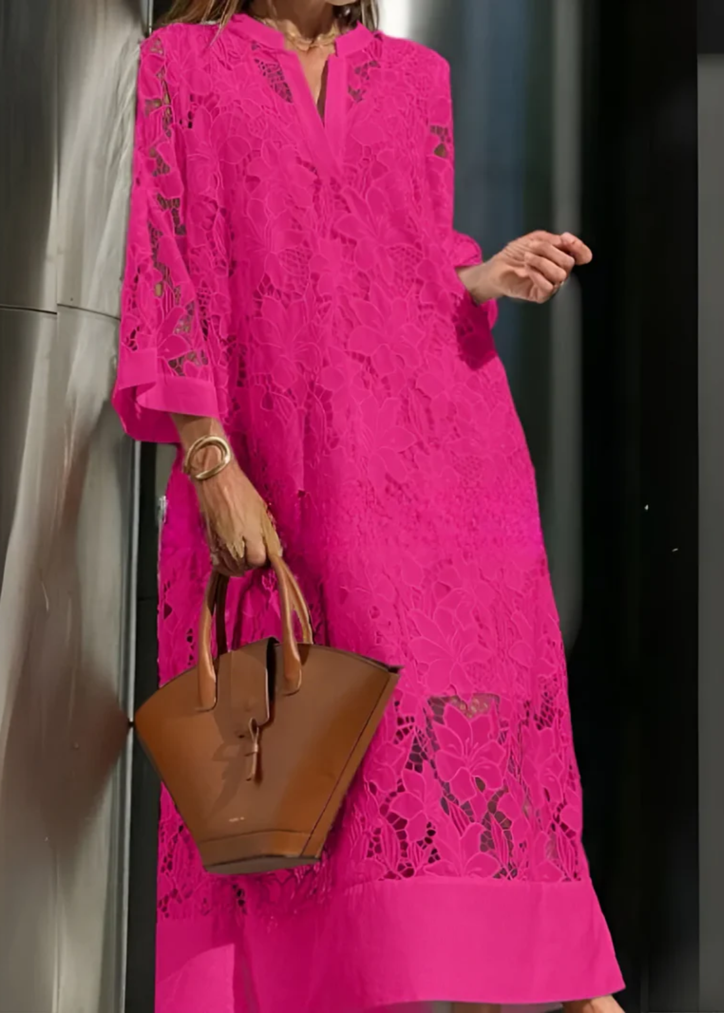 Isadora™︎ - Abito estivo in pizzo di cotone